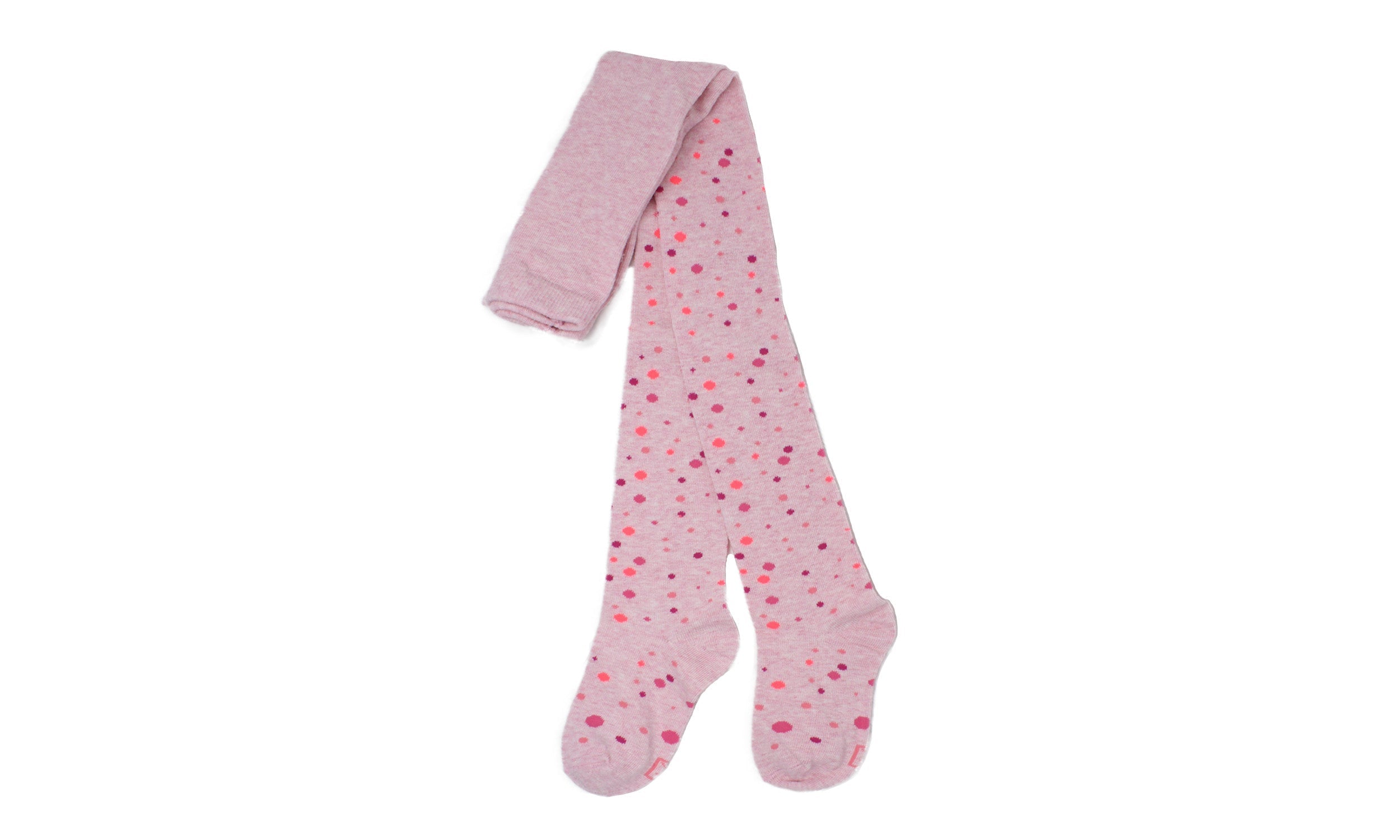 Collant Bulles Rose en Coton Écologique Certifié OEKO-Tex – Femme