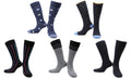 Chaussettes Crazy Touch en Coton Écologique OEKO-Tex – Pack 5 Paires | Noir, Gris, Bleu