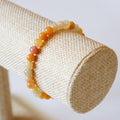 Bracelet en Aventurine Jaune Naturelle – Pierre de Prospérité & Positivité
