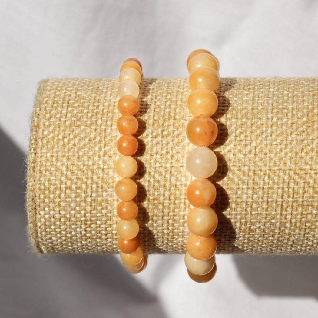 Natural Yellow Aventurine Crystal Bracelet – Prosperity & Positivity