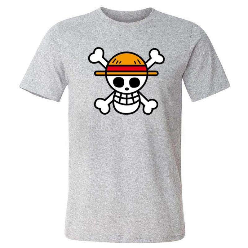 One Piece Straw Hat Pirates Jolly Roger Graphic T-Shirt – Anime Tee