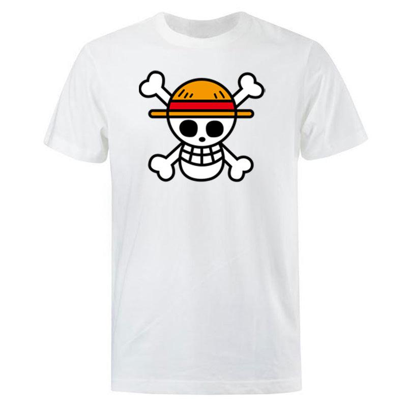 One Piece Straw Hat Pirates Jolly Roger Graphic T-Shirt – Anime Tee
