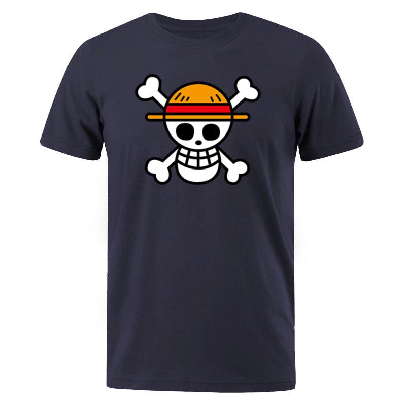 One Piece Straw Hat Pirates Jolly Roger Graphic T-Shirt – Anime Tee