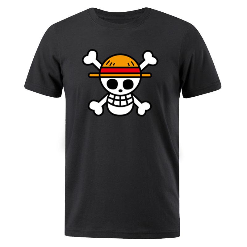 One Piece Straw Hat Pirates Jolly Roger Graphic T-Shirt – Anime Tee