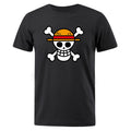 One Piece Straw Hat Pirates Jolly Roger Graphic T-Shirt – Anime Tee