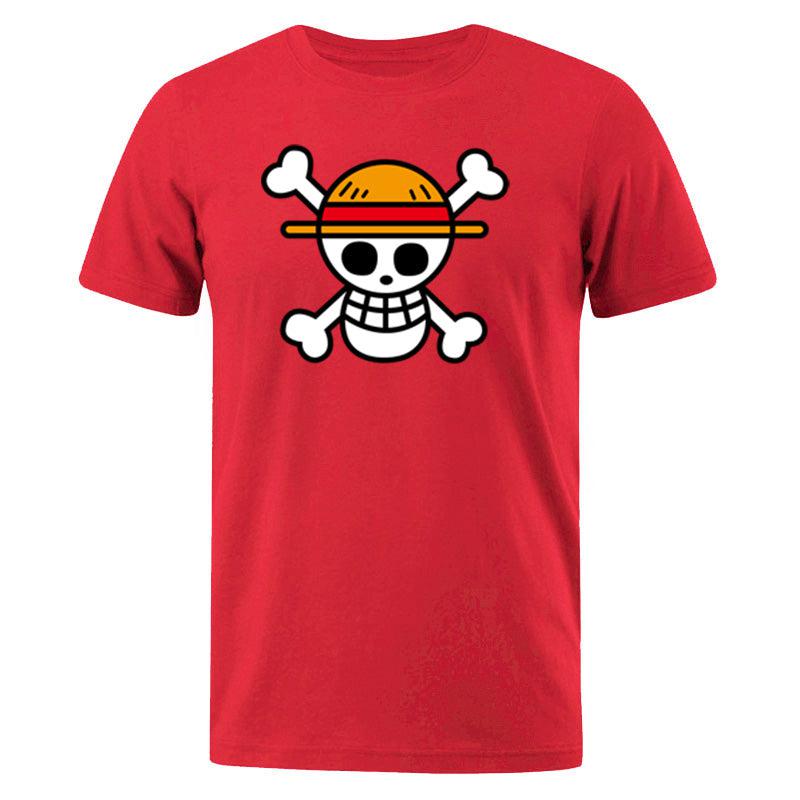 One Piece Straw Hat Pirates Jolly Roger Graphic T-Shirt – Anime Tee